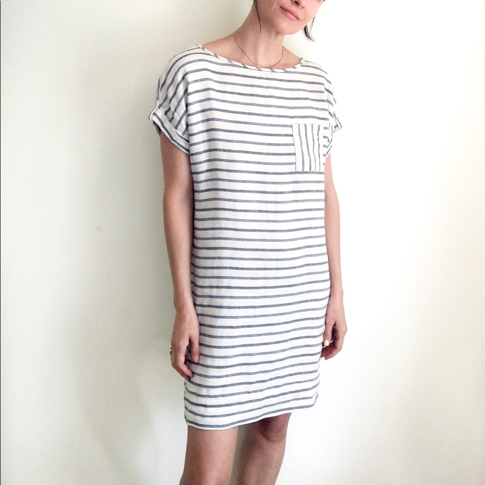 100% linen sack dress - Picture 2 of 16